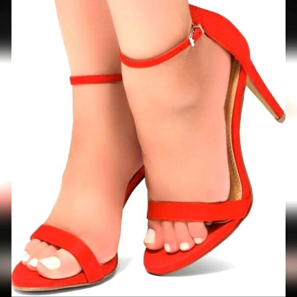 BRAND NEW FOREVER PLATFORM HIGH HEELS STILETTO PUMPS SANDALS - Picture 1 of 16